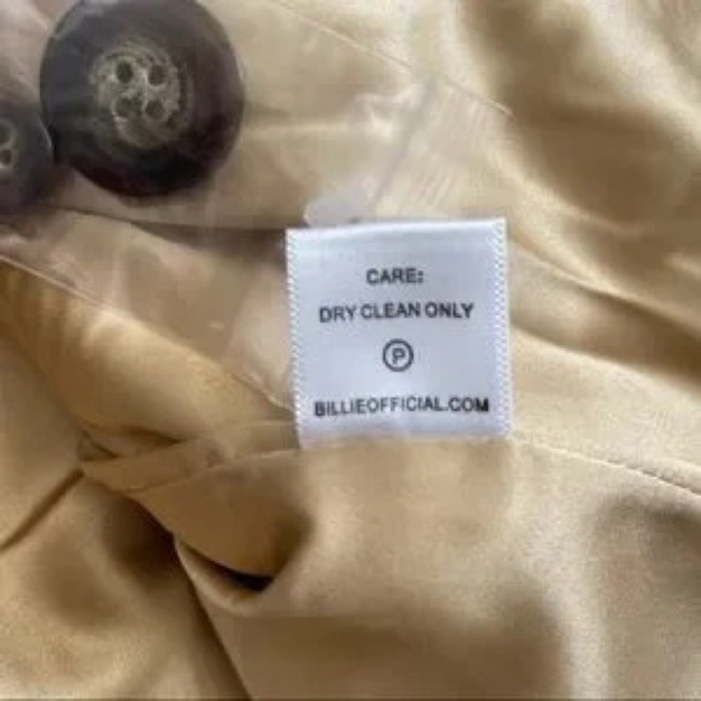 Billie the Label New With Tags Diana Blazer Color Khaki Size XS - Picture 11 of 15